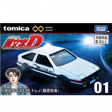 Tomica Premium Unlimited No. 01 頭文字D AE86 (藤原拓海)